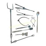 10 Assorted Cooking/Fireplace Tools