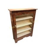 Diminutive Heart Pine Bookcase