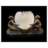 Art Nouveau Figural Table Lamp