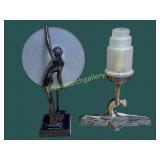 Two Vintage Frankart Style Lamps by Sarsaparilla