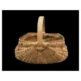 Woven Split Oak Market Basket