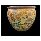 Chinese Porcelain Dragon Fishbowl