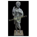 Antique Cast Bronze Garden Sculpure