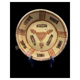Slip Decorated Eathernware  Bowl