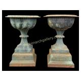 Pair Kramer Brothers Garden Urns