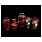 Japanese Cloisonnï¿½ Vases