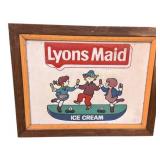 Vintage Lyons MaId Ice Cream Sign