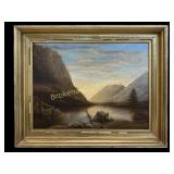 19th Century American School Landscape, R. Snow