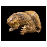 Carved Wood Bear