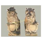 Pair Terra Cotta Lions
