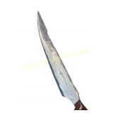 Vintage Large Bowie-Style Knife with Sheath