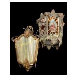 Two Vintage Lighting Fixtures