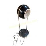Mid-Century Modern Chrome & Black Eyeball Lamp