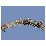 Ten Vintage Fishing Reels