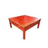 Vintage Red lacquered Sake Table