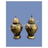 Vintage Brass Urns