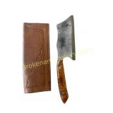 Handmade Rustic Cleaver Knife