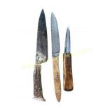 Vintage Fixed Blade Knife Lot