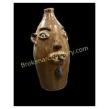 Billy Henson Stoneware Face Jug