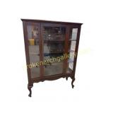 Traditional Mahogany China Cabinet