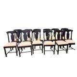 Rare Set of 12 Mahogany Dining Chairs