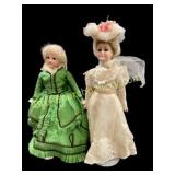 Bisque Porcelain Dolls