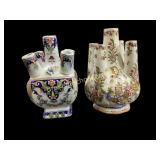 French Faience Flower Holders
