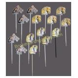 15 Vintage Horse Head Toppers