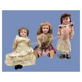 Three Antique Dolls