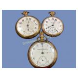Three Vintage Pocket Watches