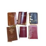 Lot of 6 Vintage Bibles