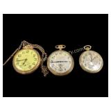 Three Vintage Pocket Watches