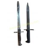 Pair of WWII U.S. M1 Garand Bayonets