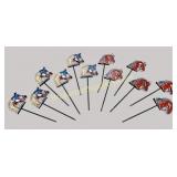 12 Assorted Horse Head Toppers