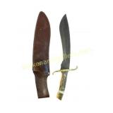 Fox-n-Hound Damascus Steel Bowie Knife