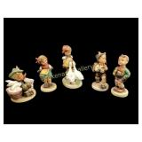Five Hummel Collectible Figurines