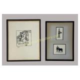 Arisitide Maillol and Eric Ramsden Woodcuts