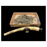 Japanese Kan ei Tsuho Coins, Chinese Pipe