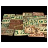Approximately 32 Car License Tags