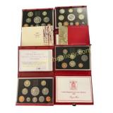 Four United Kingdom Royal Mint Proof Coin Sets