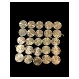 Twenty Five Sacagawea Year 2000 Coins