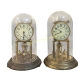 Pair Kundo Anniversary Clocks with Domes