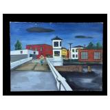 Streetscape with Figure, Arthur Emptage