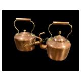 Two Copper Kettles