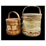 Two Banded Wooden Firkins