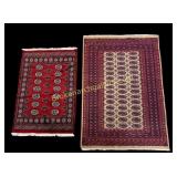 2 Bokhara Throw Rugs