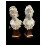 Royal Worcester Porcelain Busts