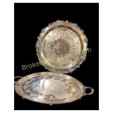 Silver Plate Serving Trays