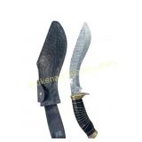 Custom Damascus Steel Hunting Knife