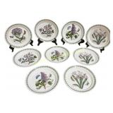 9 Portmeirion Botanic Garden Plates